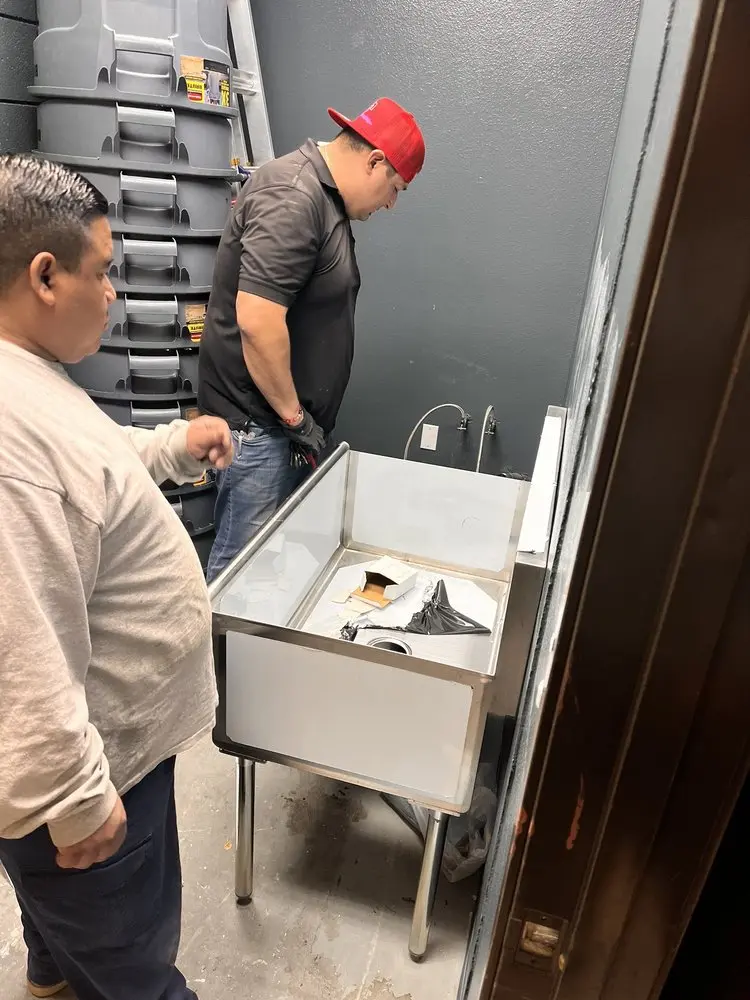 Commercial plumbing and sink installation in Western Springs